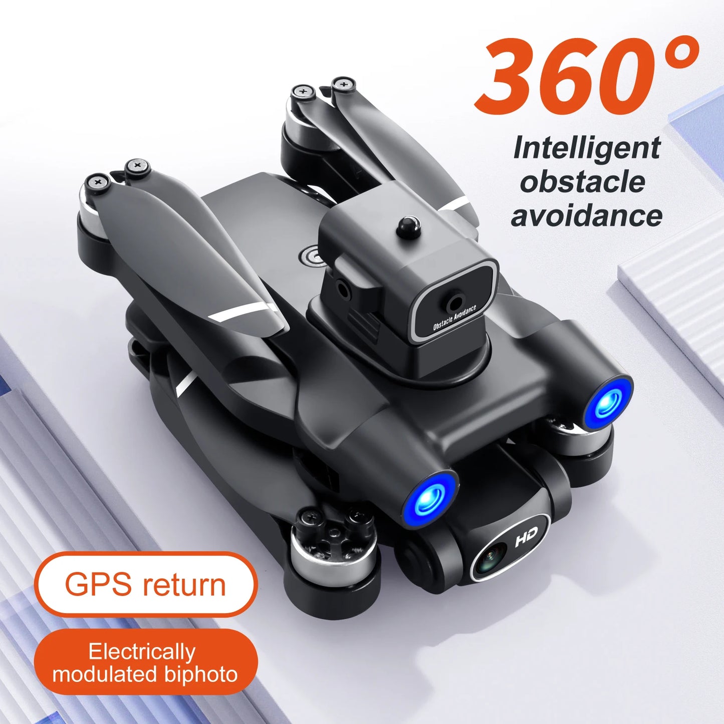 Mini 4 Drone 4k Profesional 8K HD Camera Quadcopter RC Helicopter GPS FPV Obstacle Avoidance Aerial Photography Aircraft Toy UAV