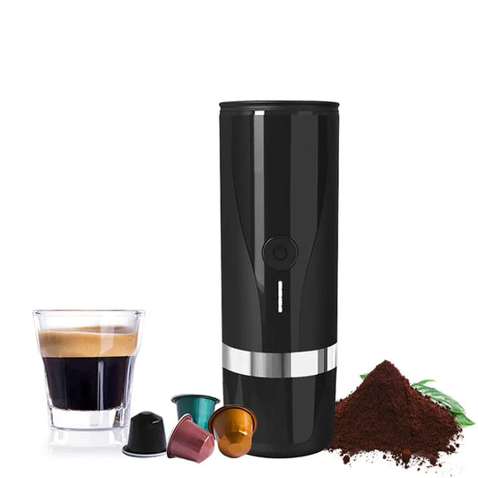 Factory Wholesale Portable New Electric Espresso Machine Small Travel Aluminum Coffee Capsule Coffee Maker Pcm01