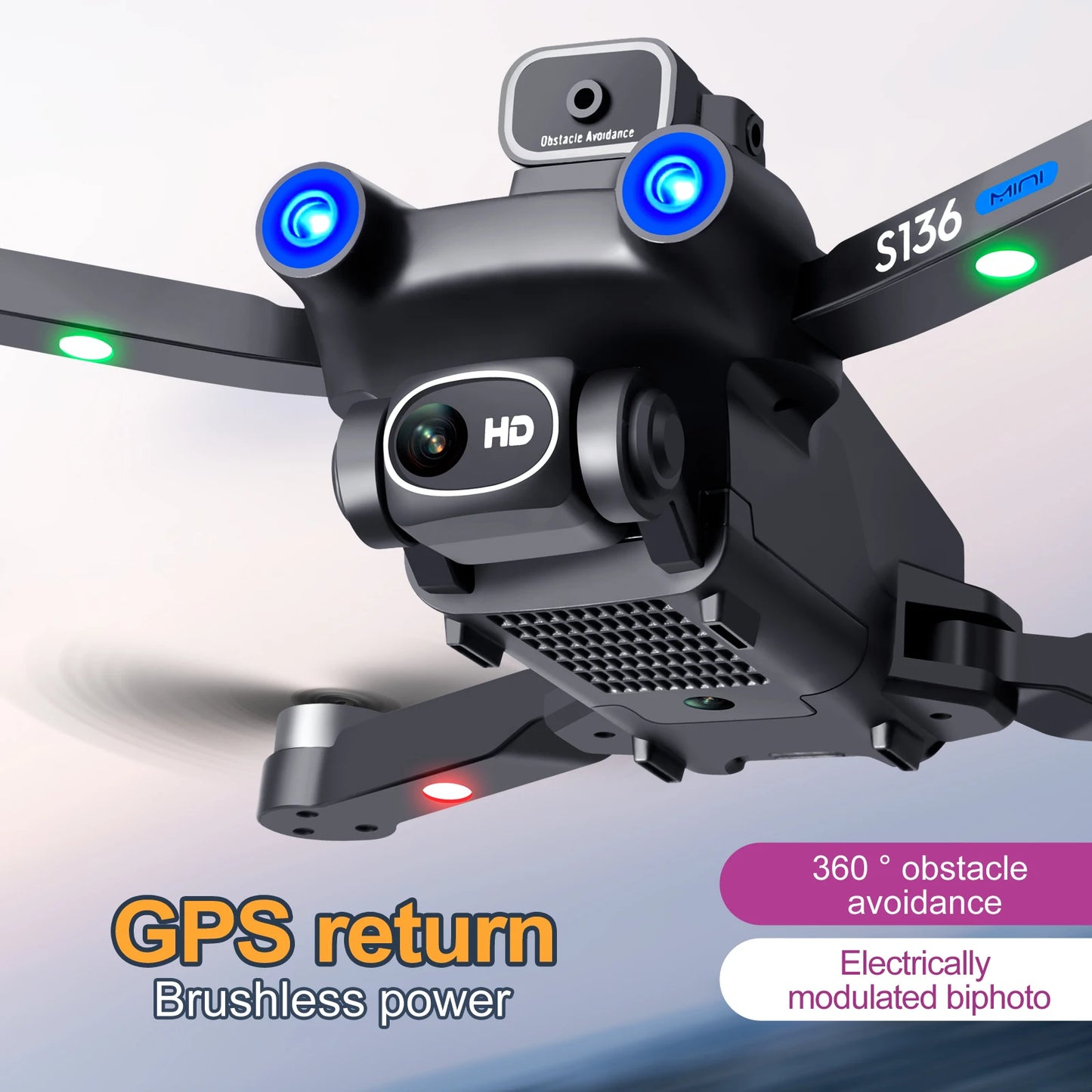 Mini 4 Drone 4k Profesional 8K HD Camera Quadcopter RC Helicopter GPS FPV Obstacle Avoidance Aerial Photography Aircraft Toy UAV