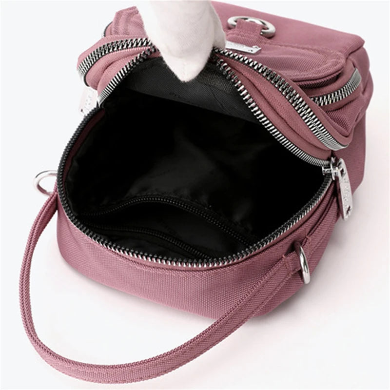 Women's Single Shoulder Bag Fashion Bag High Quality Durable Fabric Female Mini Handbag Phone Bag Zipper Cross-body Bag 2023 New