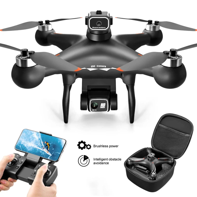 Drone 8K Profesional ESC HD FPV Dron With 4K Camera RC Quadcopter Helicopter Obstacle Avoidance Aerial Photography UAV S116 Toys