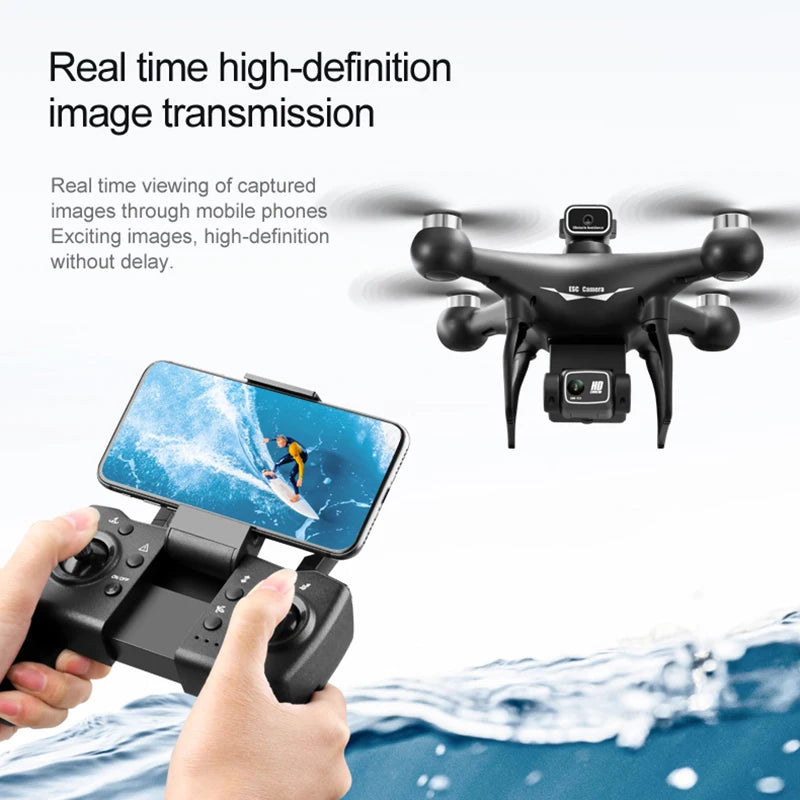 Drone 8K Profesional ESC HD FPV Dron With 4K Camera RC Quadcopter Helicopter Obstacle Avoidance Aerial Photography UAV S116 Toys